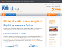 Tablet Screenshot of cartaufficio.com